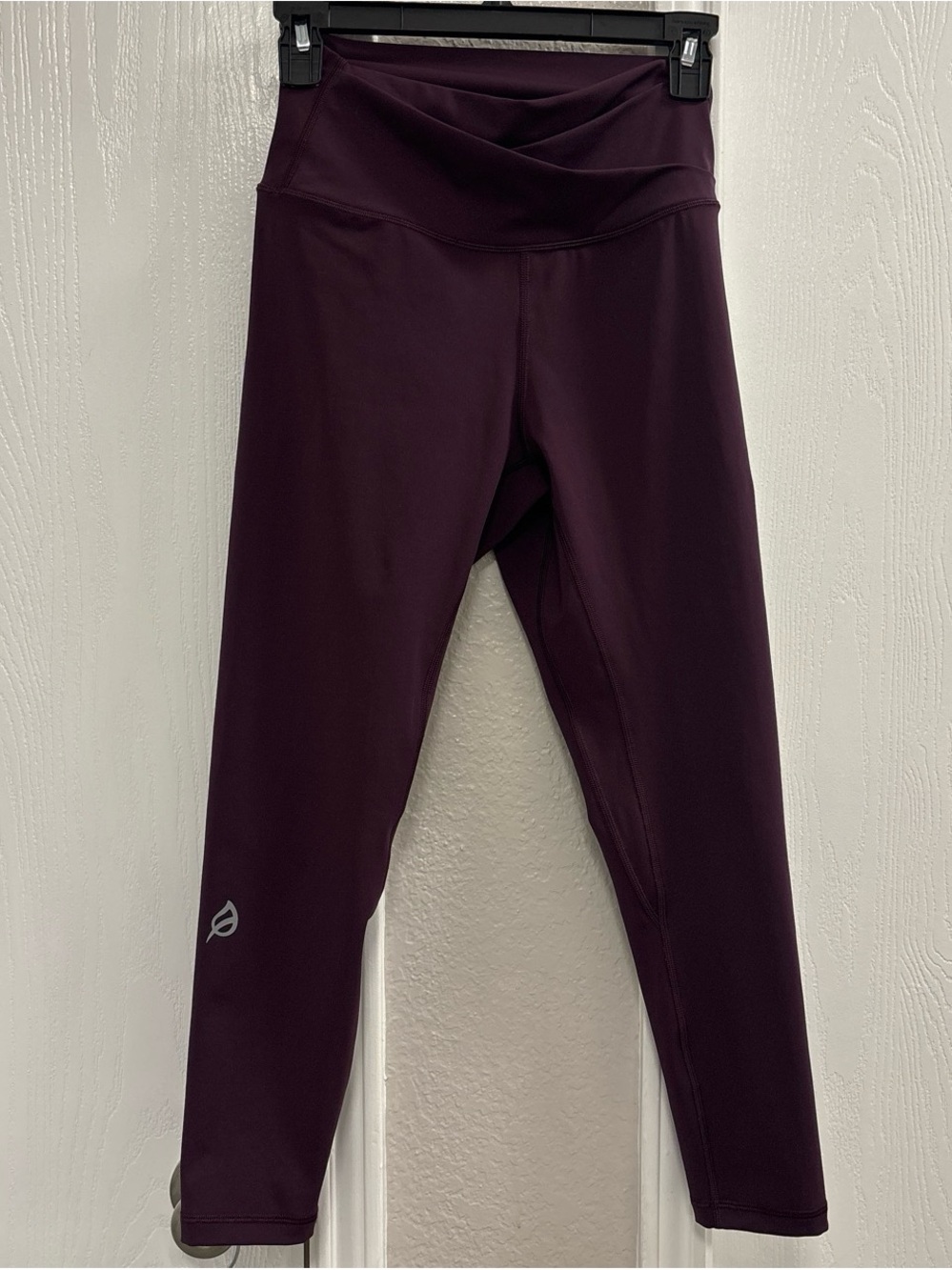 P'tula Kids High-Waist Leggings in Deep Plum